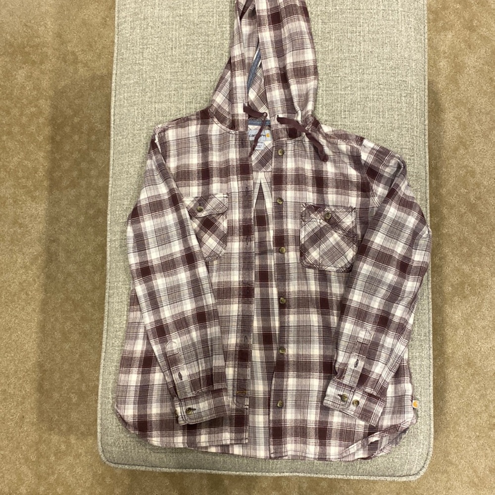 Carhartt plaid hoodie